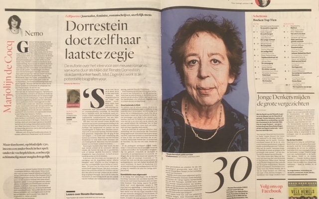 Dorrestein doet zelf haar laatste zegje