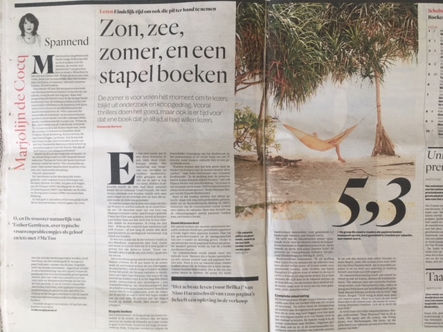 Zon, zee en een stapel boeken