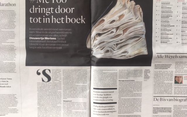 #MeToo dringt door tot in het boek