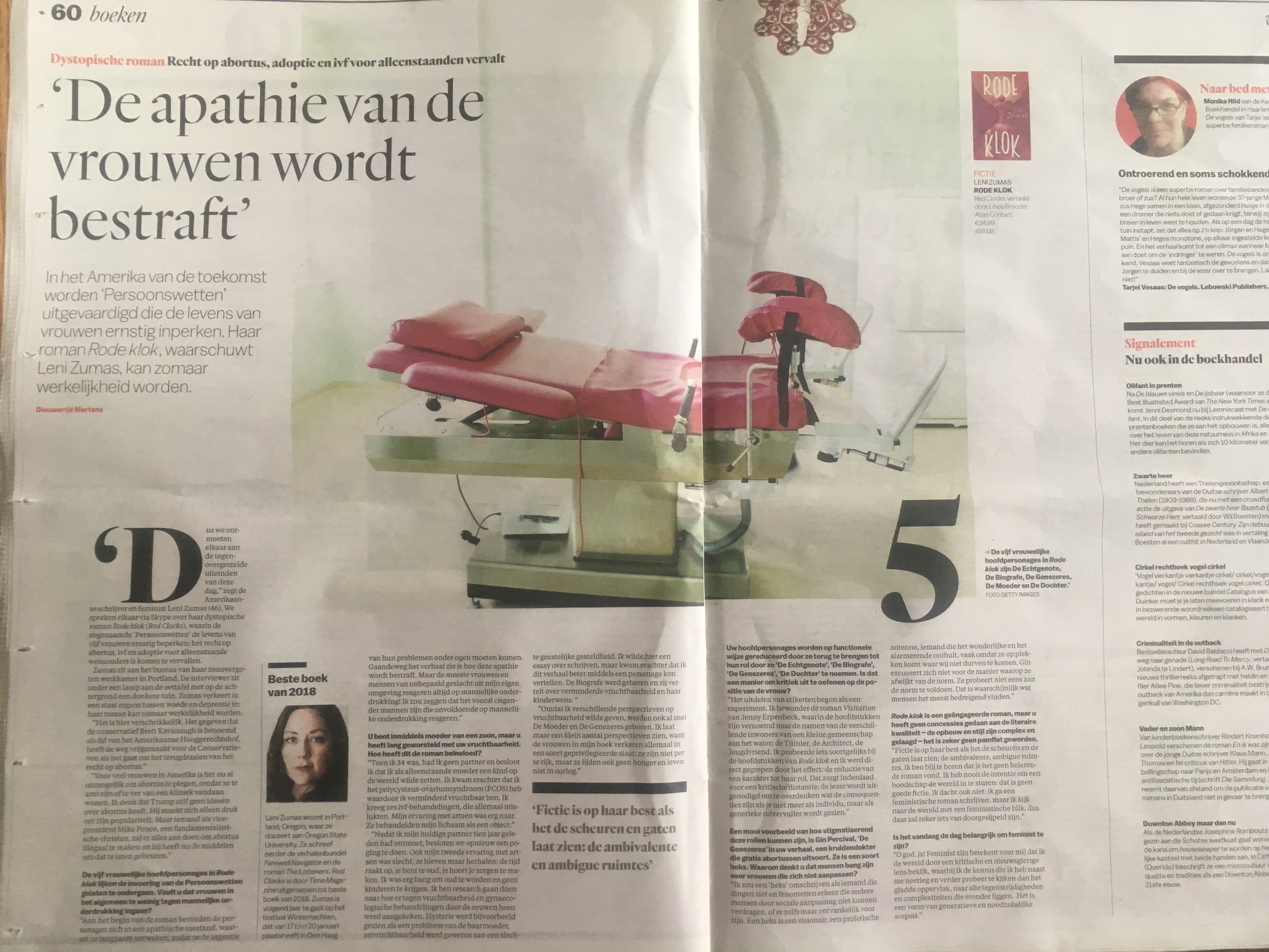 Dystopische roman: Recht op abortus, adoptie en ivf voor alleenstaanden vervalt
