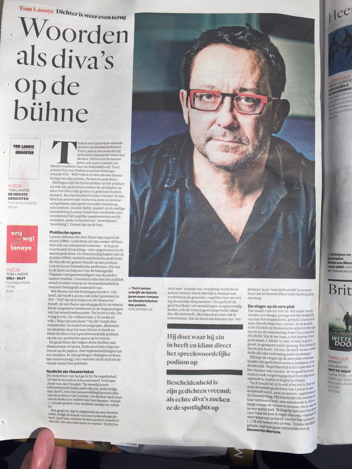 Woorden als diva’s op de bühne