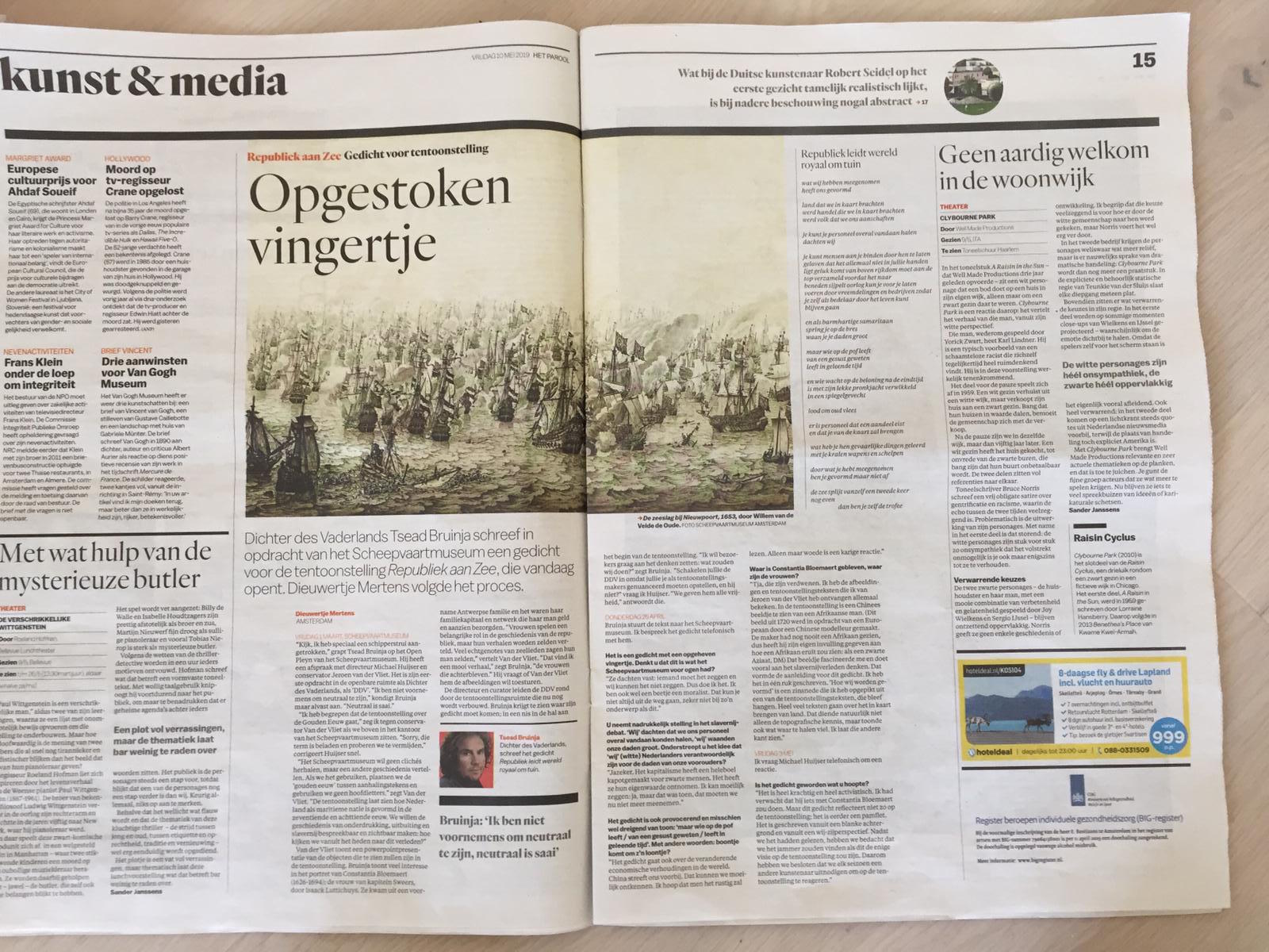 Opgeheven vingertje