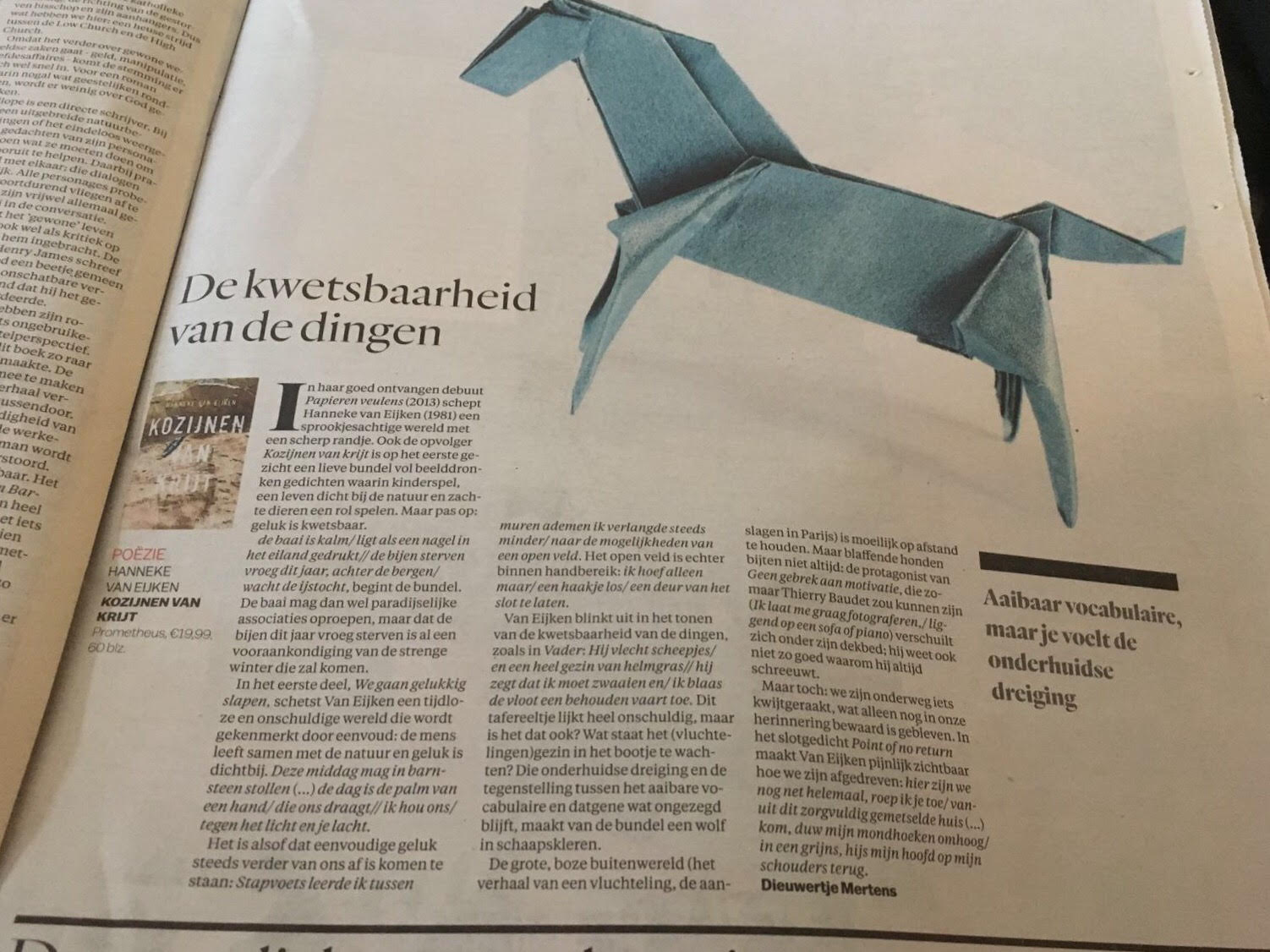 De kwetsbaarheid van de dingen