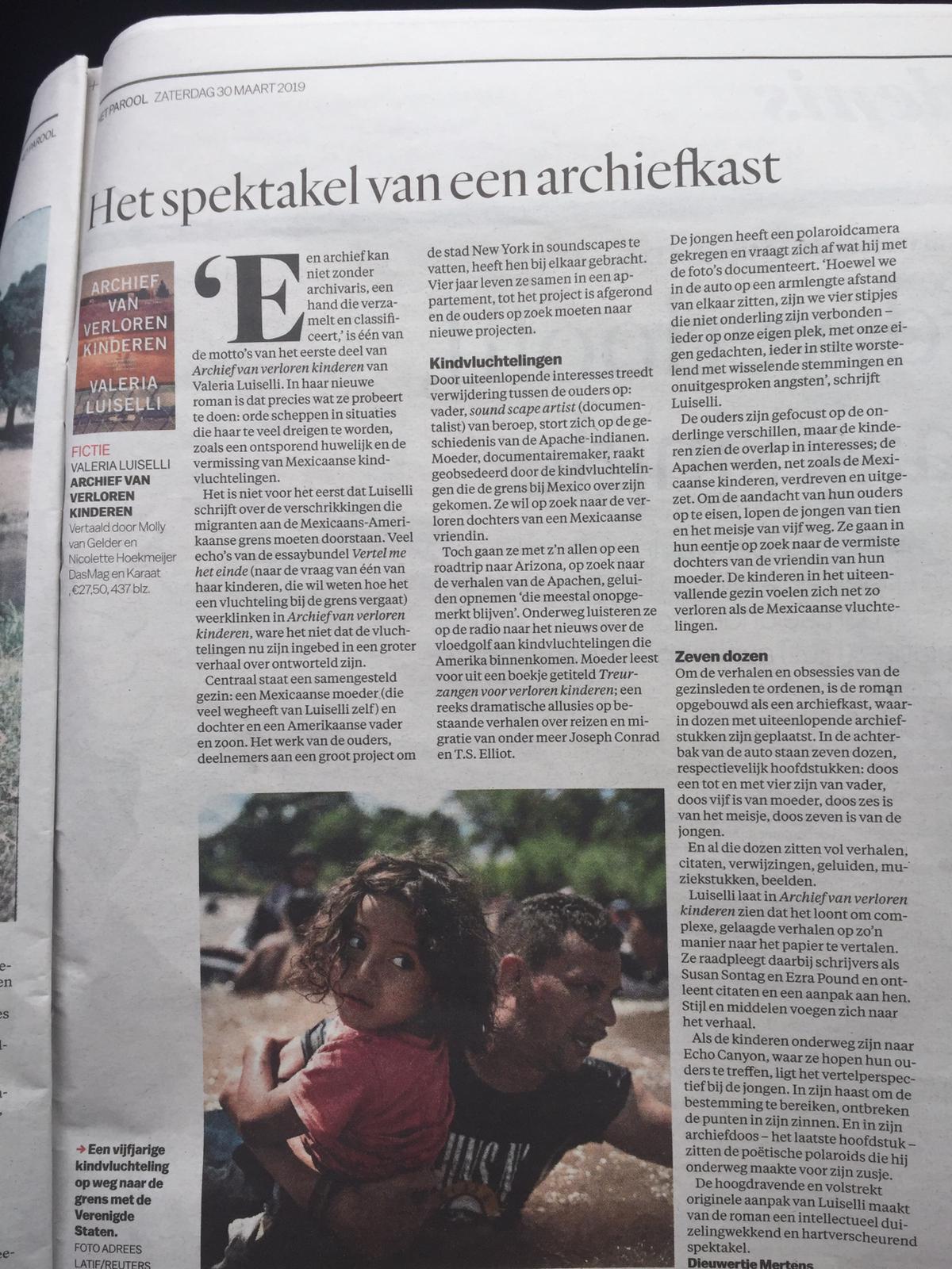 Het spektakel van een archiefkast