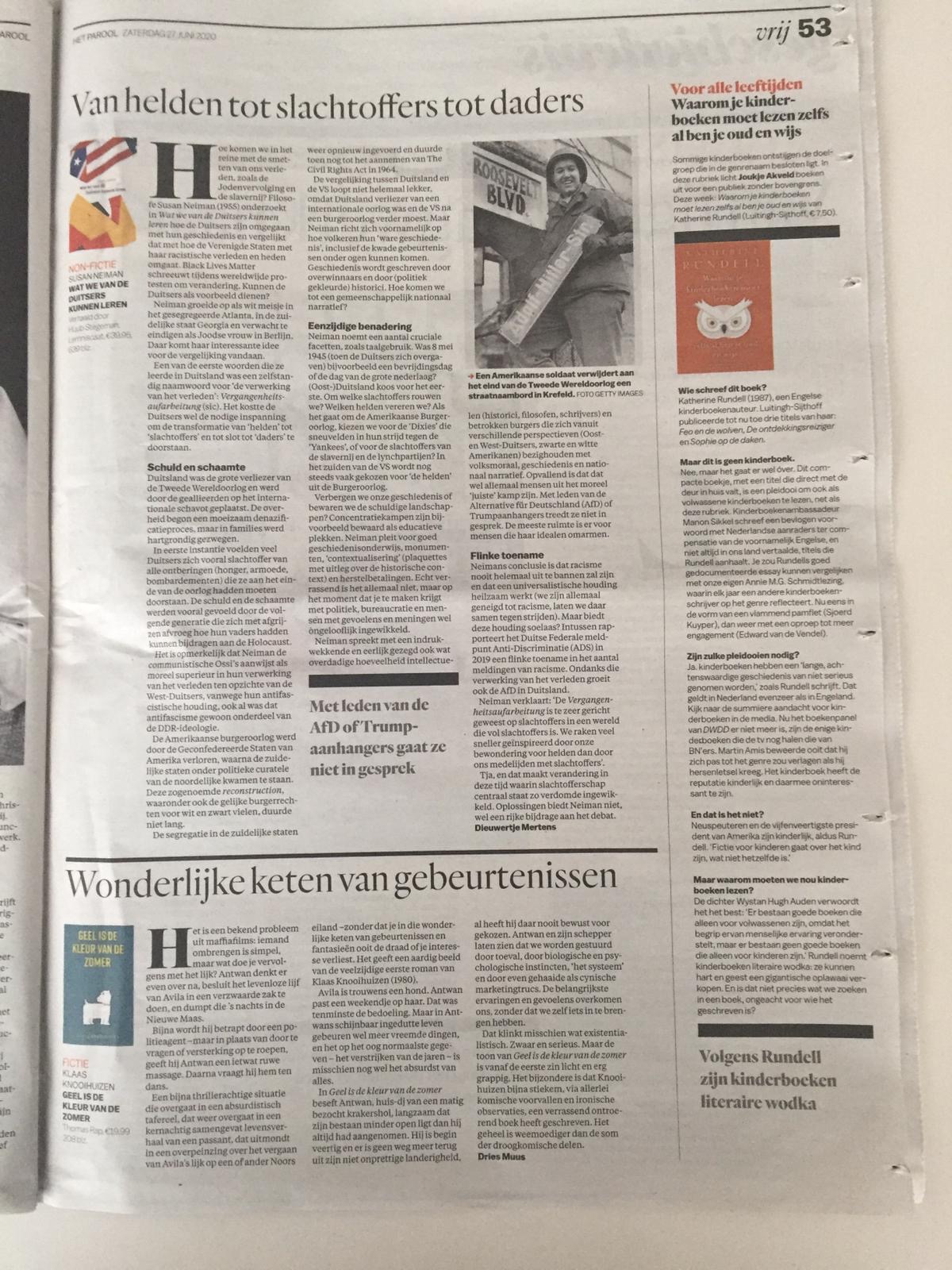 Van helden tot daders tot slachtoffers